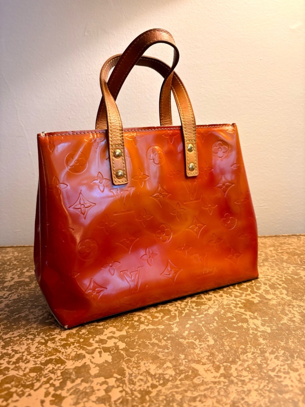Louis Vuitton Vernis Bag – Burnt Orange – Gloss Leather - Picture 2 of 5